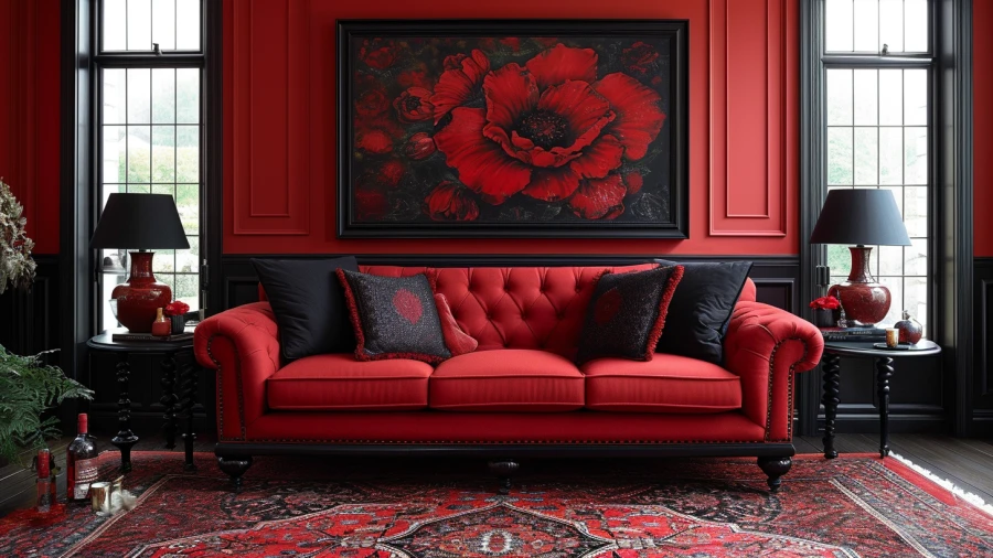 Revitalize Your Living Spaces with 9 Chic Red Room Decor Ideas