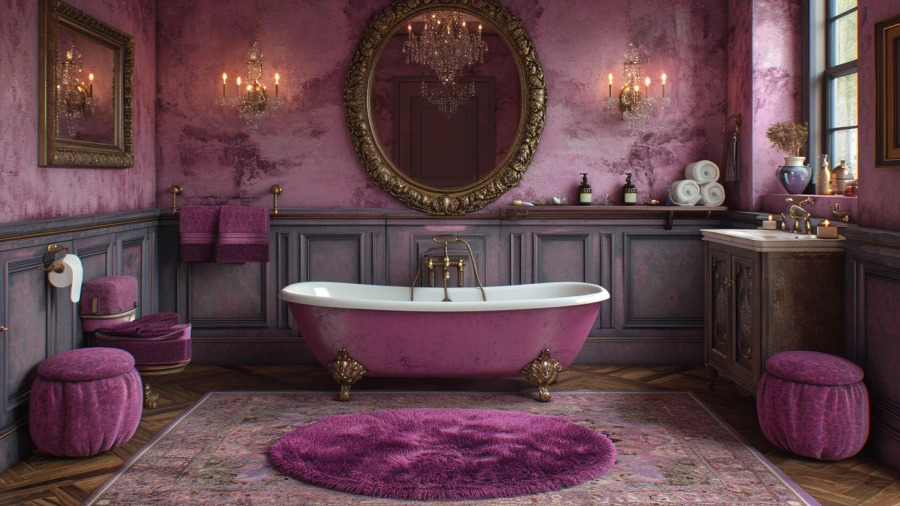 9 Mesmerizing Purple Bathroom Concepts to Elevate Your Home's Aesthetic