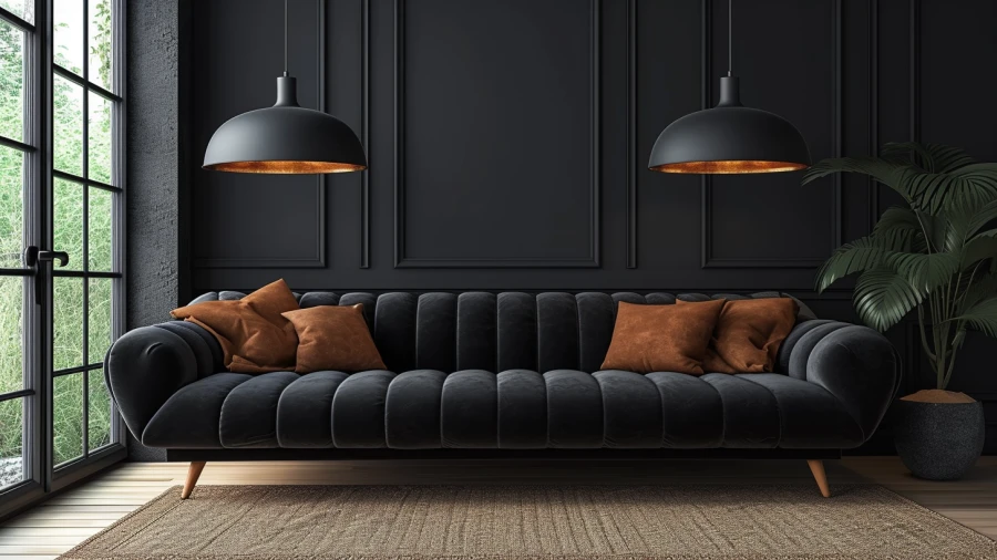 8 Stylish Black Living Room Concepts to Elevate Your Home's Atmosphere