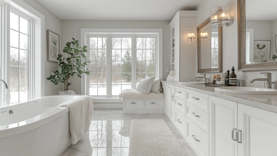 10 Sparkling White Bathroom Ideas to Brighten Your Space