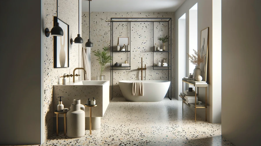 10 Vibrant and Neutral Bathroom Floor Tile Ideas for a Stylish Space