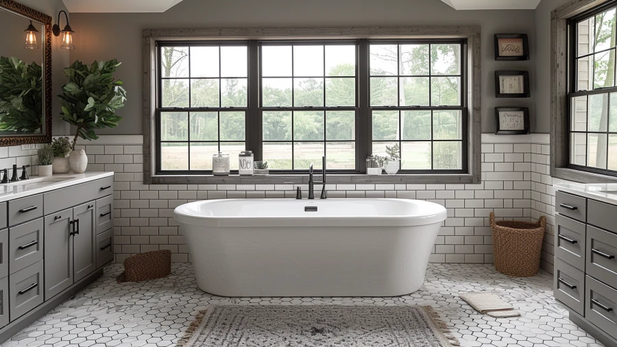 8 Gray-and-White Bathroom Concepts to Enhance Your Home's Sophistication
