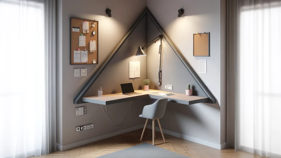 8 Stylish Wall-Mounted Study Table Design Ideas for Productive Spaces