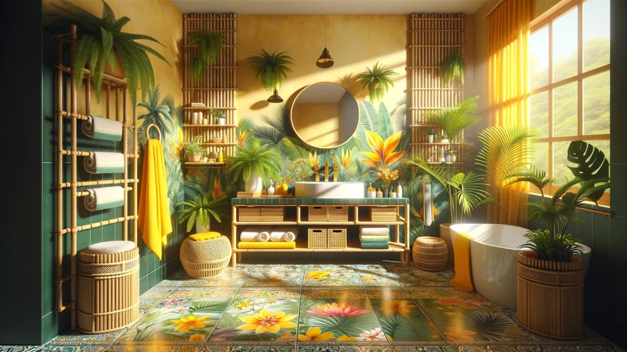 Transform Your Home with 7 Delightful Yellow Bathroom Design Concepts