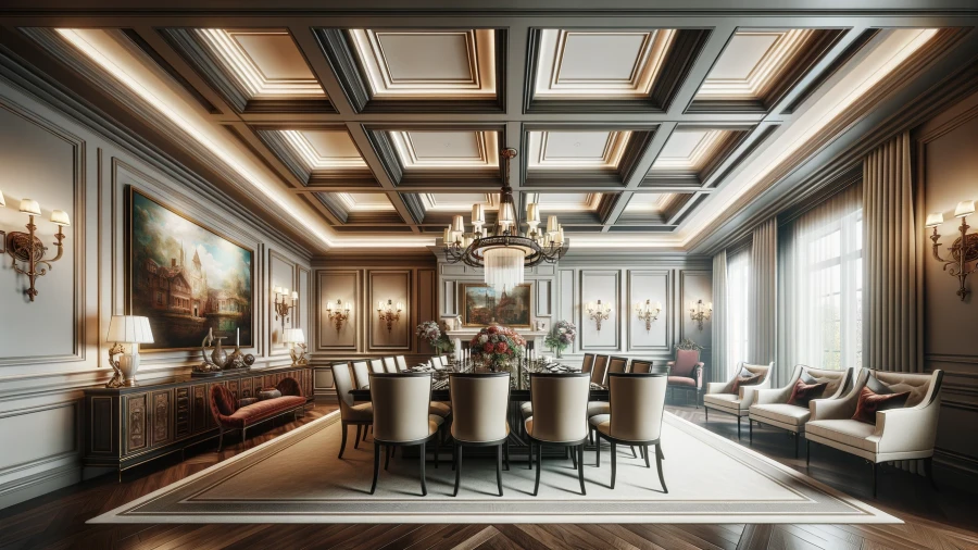 12 Statement-Making Coffered Ceiling Ideas for Any Room