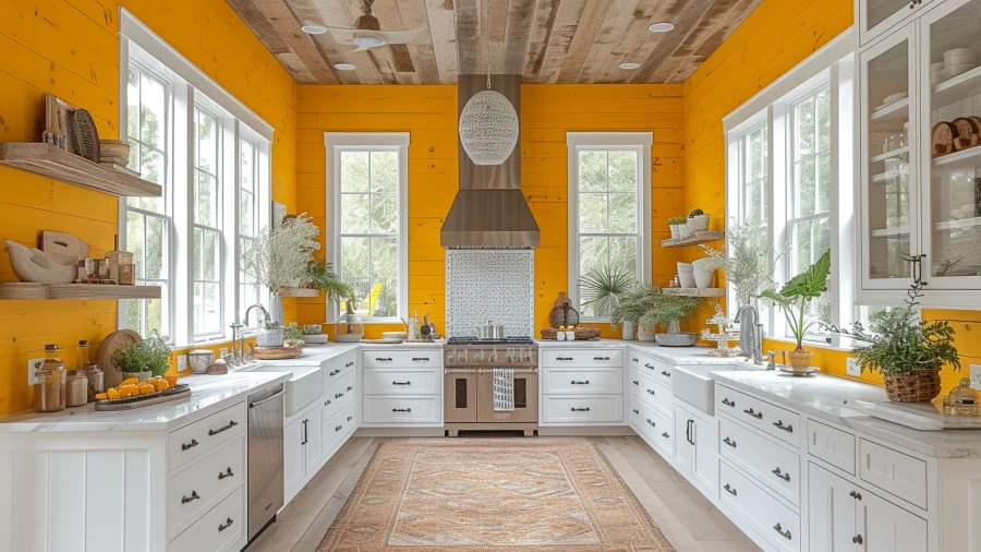 8 Vibrant Yellow Kitchen Designs to Infuse Playfulness into Your Cooking Space