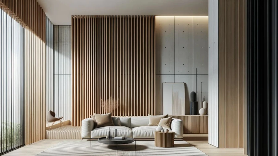 8 Stylish Wood Slat Accent Wall Concepts for a Striking Centerpiece in Any Room at Home