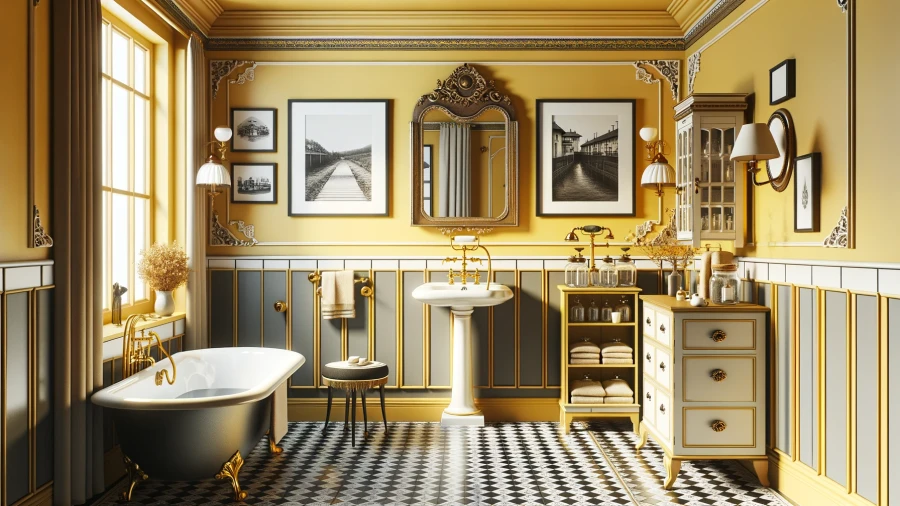 Transform Your Home with 7 Delightful Yellow Bathroom Design Concepts