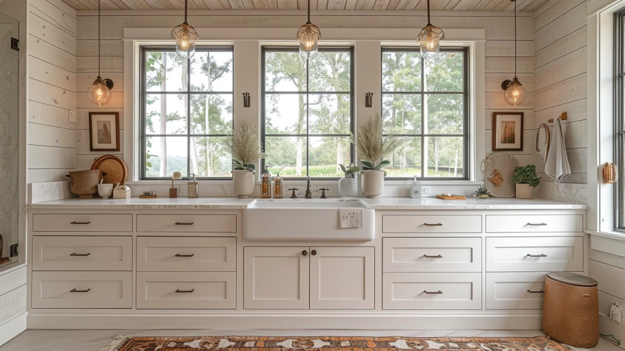 8 Charming Farmhouse Bathroom Inspirations for Your Residence