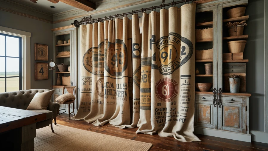 Enhance Your Home with 9 Rustic Farmhouse Curtain Ideas for Timeless Charm