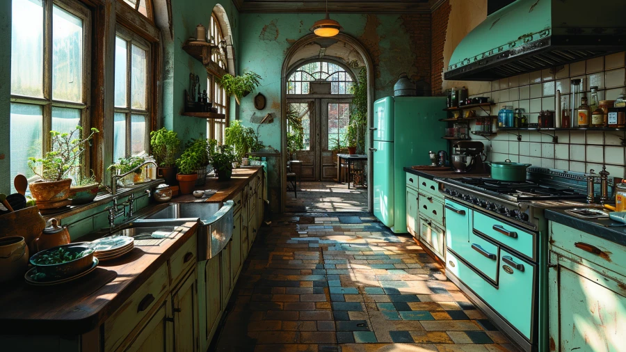 8 Stylish Green Kitchen Ideas for Your Home, Blending Country to Modern