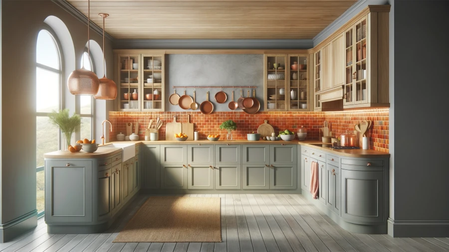 8 Striking Kitchens Featuring Elegant Gray Flooring