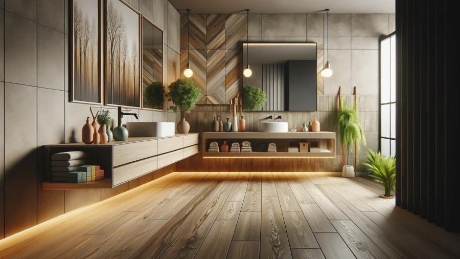 10 Vibrant and Neutral Bathroom Floor Tile Ideas for a Stylish Space