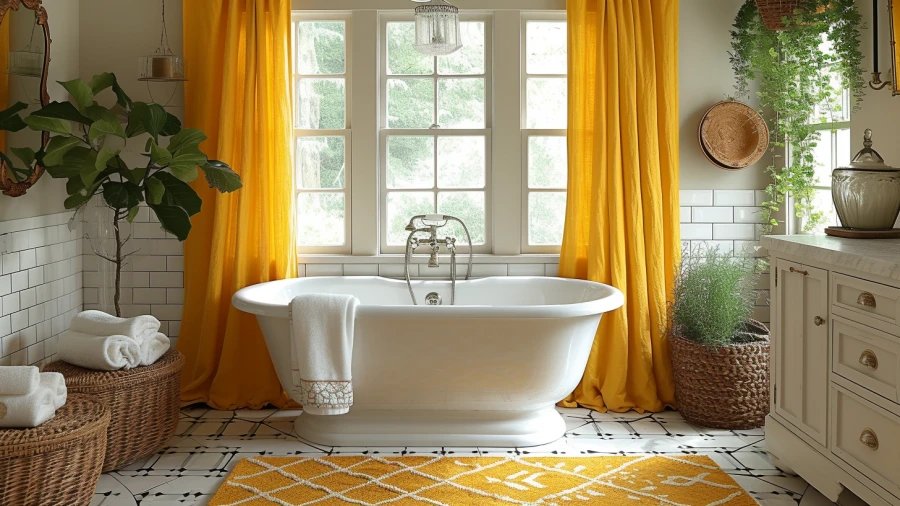 Transform Your Home with 7 Yellow Bathroom Decorating Tips and Design Ideas