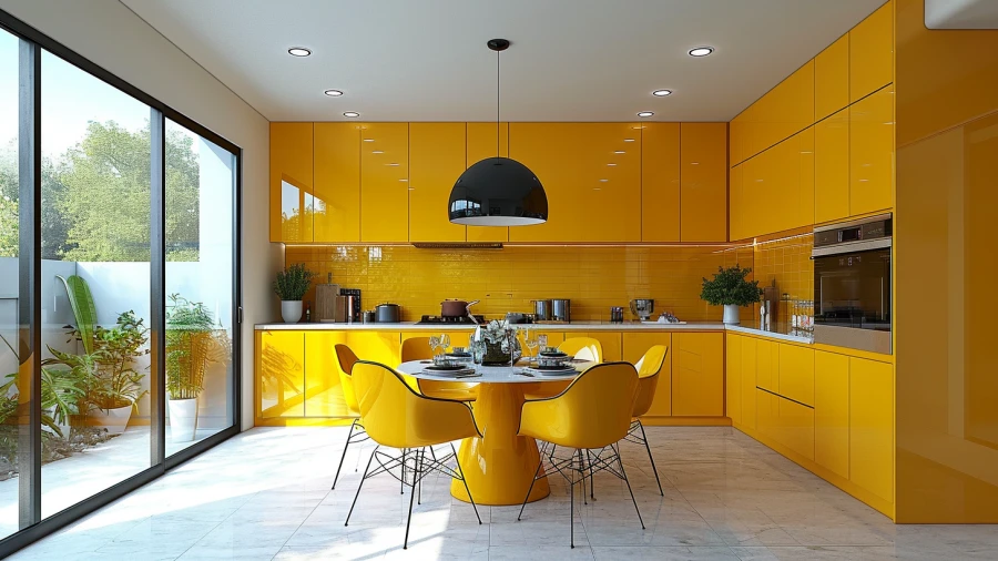 Revitalize Your Home Cooking Area with 9 Vibrant Yellow Kitchen Design Concepts