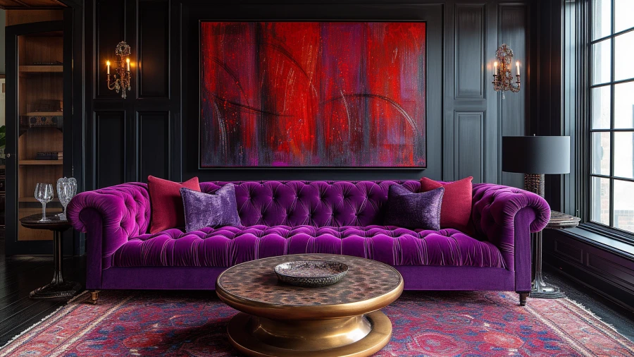 Transform Your Home with 10 Stunning Purple Living Room Designs