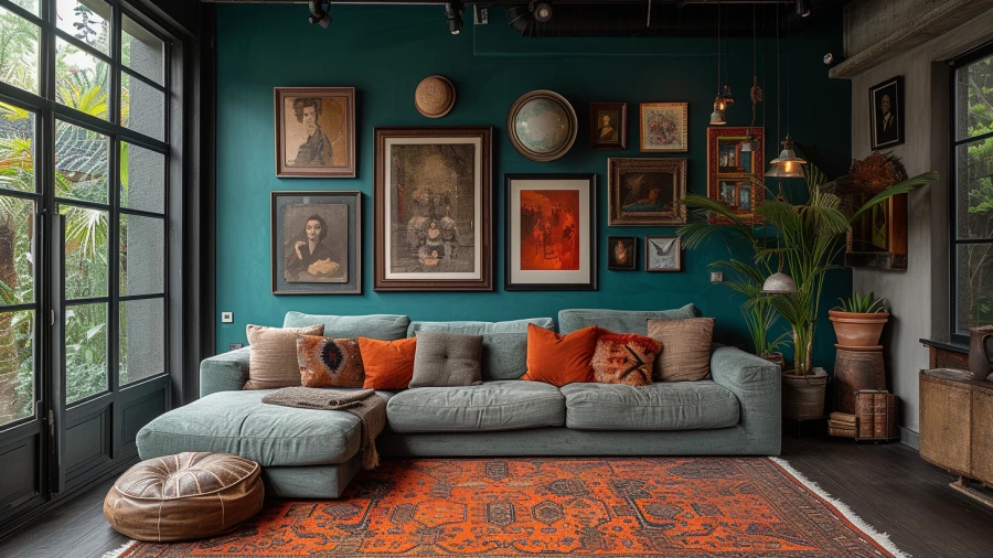 Create a Brooding Atmosphere with 7 Stylish Dark Green Accent Walls in Your Hom