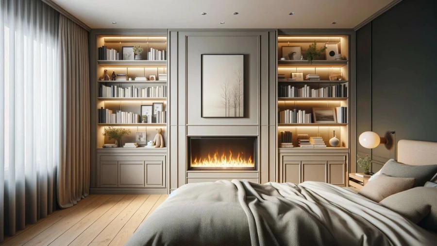 9 Inspiring Fireplace Designs for the Bedrooms in Your Home