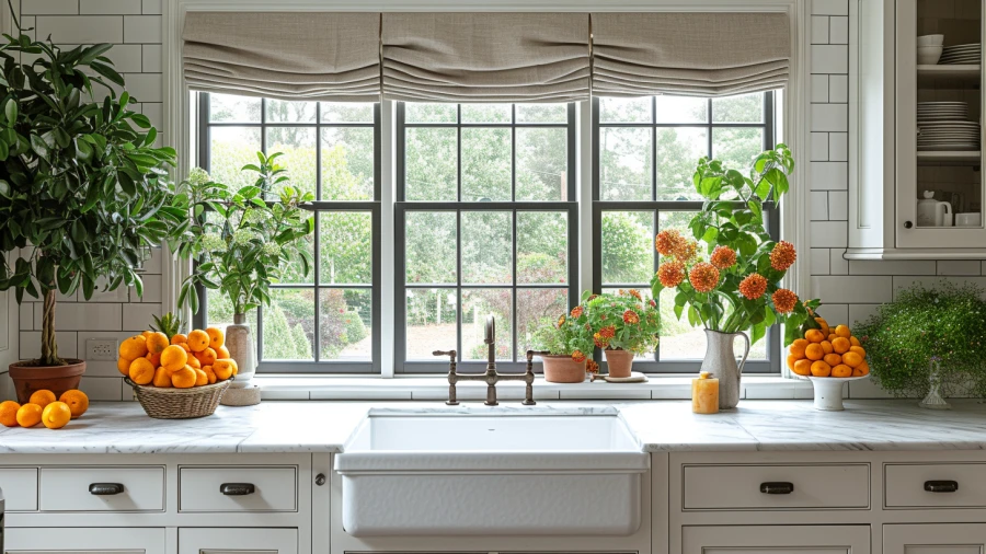 Enhance Your Home Kitchen Sink Window with These 8 Decorating Ideas