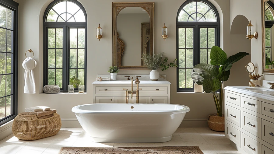 8 Cream-Colored Cabinet Inspirations for Your Home Bathroom