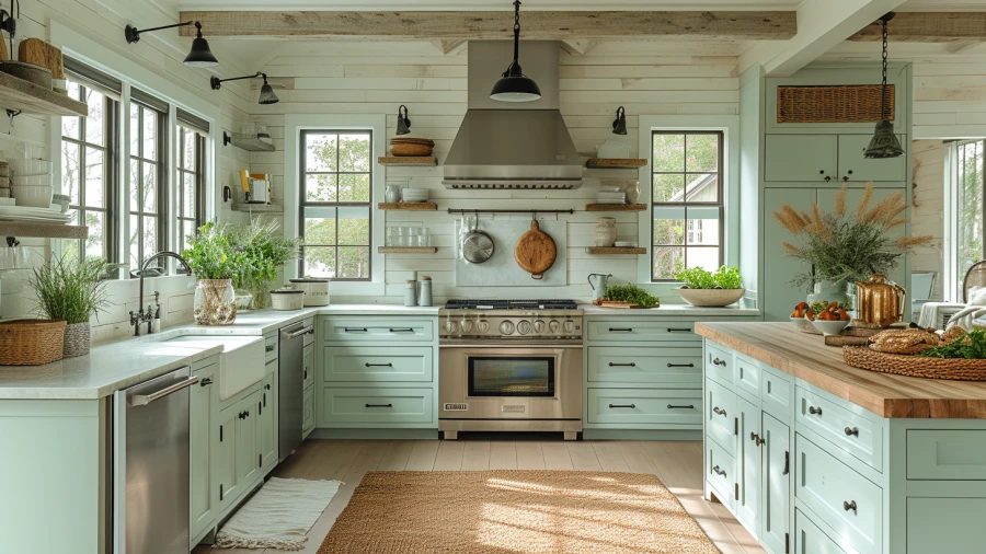 9 Inspiring Green Kitchen Cabinet Designs for Your Home