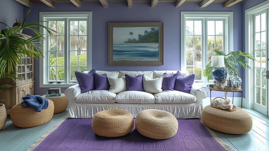 Transform Your Home with 10 Stunning Purple Living Room Designs