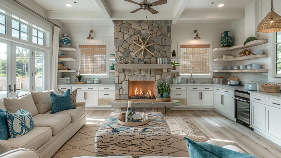 Enhance Your Home Cooking Experience with 10 Cozy Kitchen Fireplaces