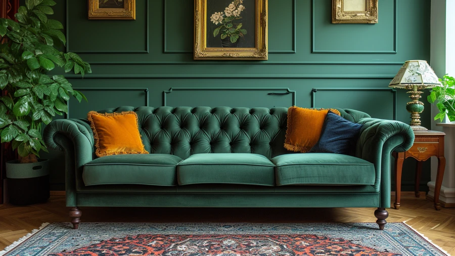 Create a Brooding Atmosphere with 7 Stylish Dark Green Accent Walls in Your Hom