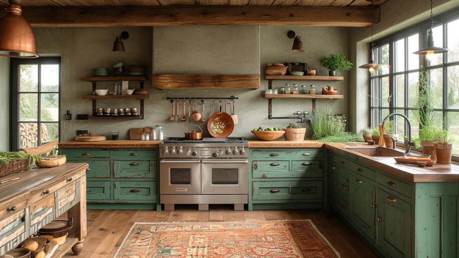 9 Inspiring Green Kitchen Cabinet Designs for Your Home