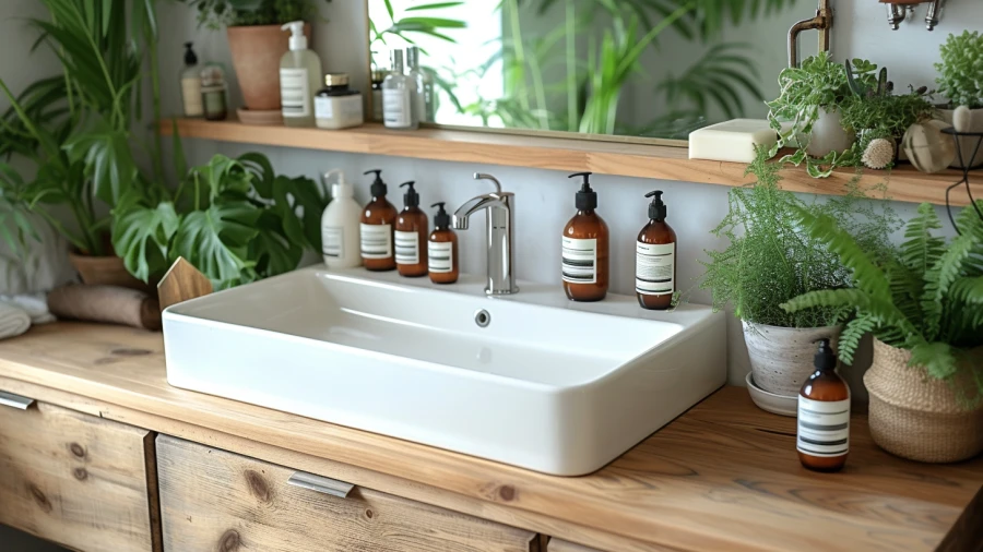 7 Creative Bathroom Makeup Vanity Concepts