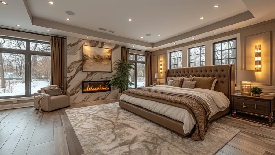 9 Inspiring Fireplace Designs for the Bedrooms in Your Home