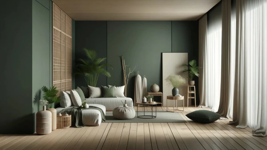 Create a Brooding Atmosphere with 7 Stylish Dark Green Accent Walls in Your Hom