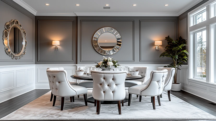 Enhance Your Home's Dining Room with These 10 Wainscoting Design Inspirations