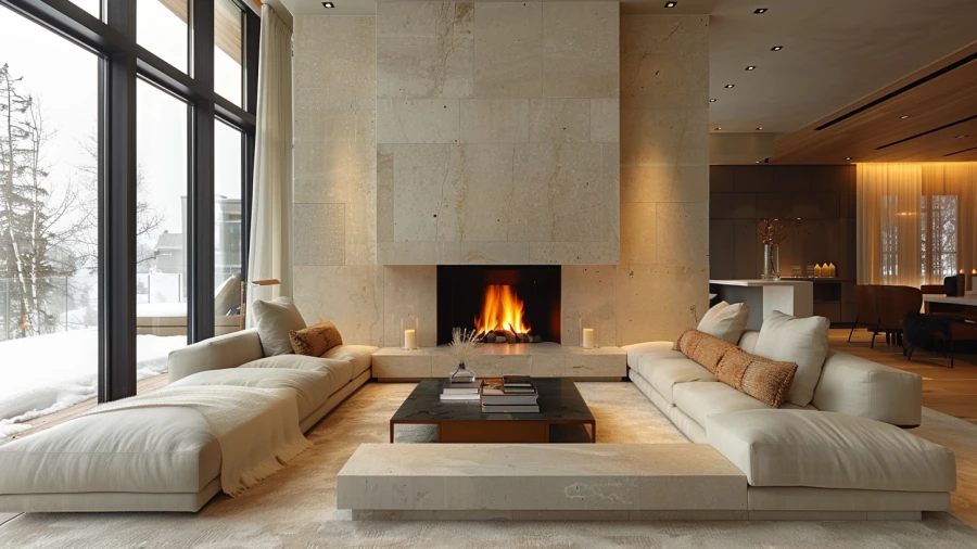 10 Stone Fireplace Designs to Enhance Your Home's Cozy Ambiance
