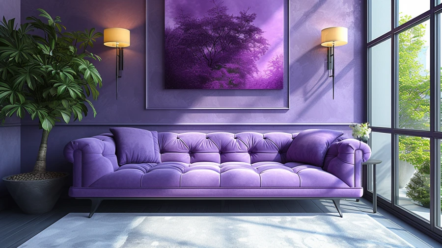 Transform Your Home with 10 Stunning Purple Living Room Designs