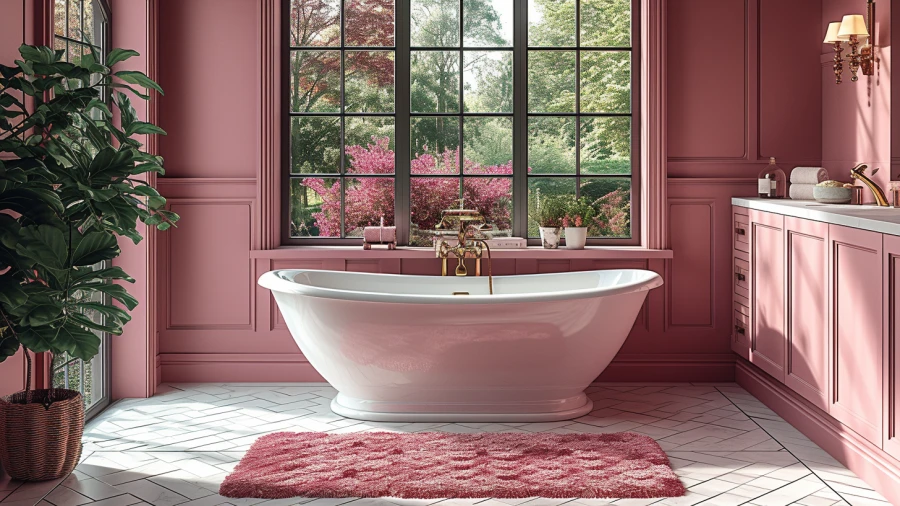 9 Midcentury Modern Paint Colors for Your Bathroom