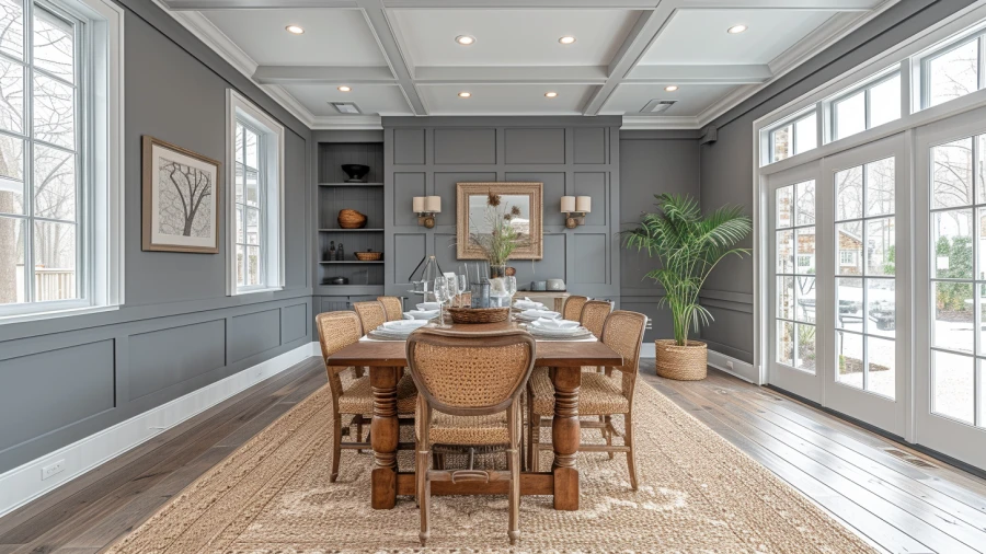 Enhance Your Home's Dining Room with These 10 Wainscoting Design Inspirations
