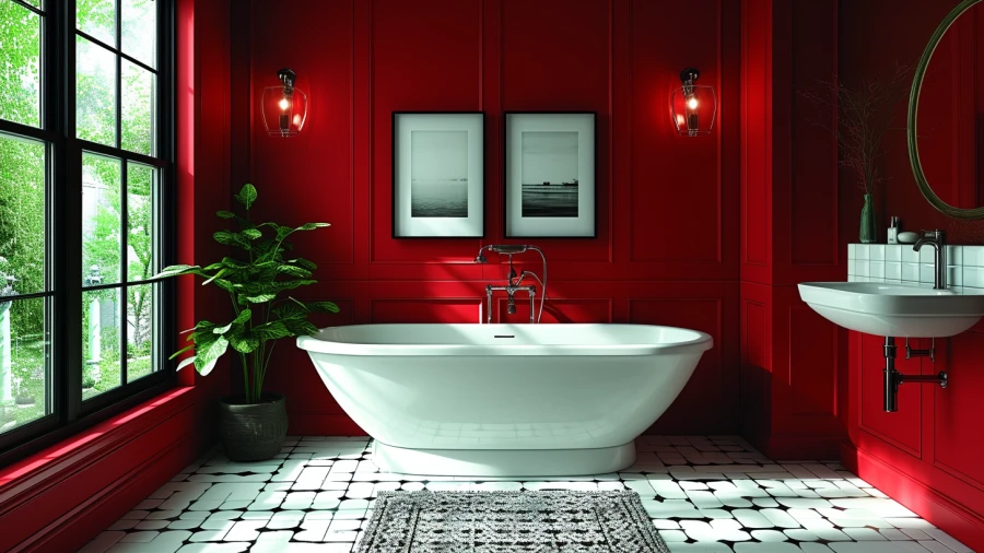 9 Midcentury Modern Paint Colors for Your Bathroom