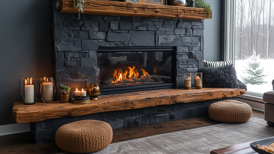 Transform Your Space with 8 Stylish Black Fireplace Designs for a Captivating Centerpiece in your Living Room