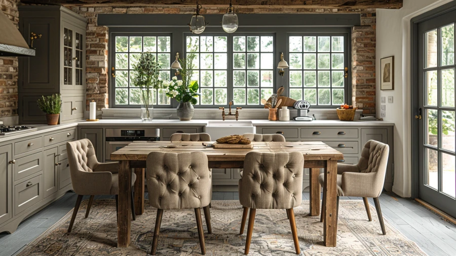 Transform Your Home with 11 Chic Eat-In Kitchen Designs for Relaxed Dining