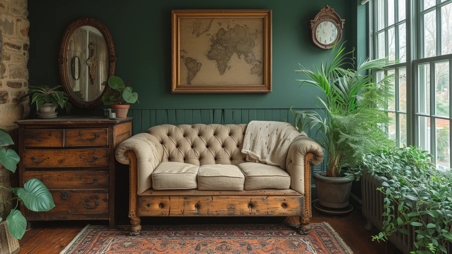 Create a Brooding Atmosphere with 7 Stylish Dark Green Accent Walls in Your Hom
