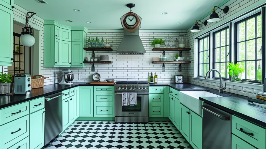 9 Inspiring Green Kitchen Cabinet Designs for Your Home