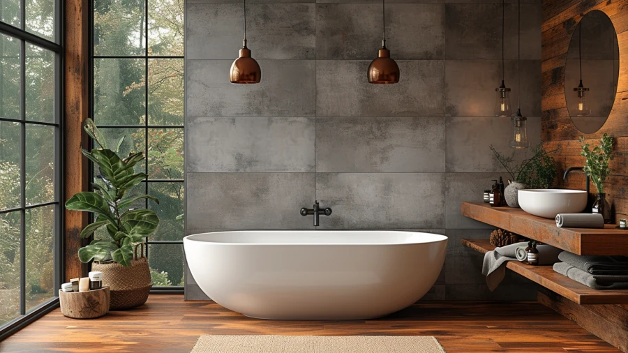 9 Midcentury Modern Paint Colors for Your Bathroom