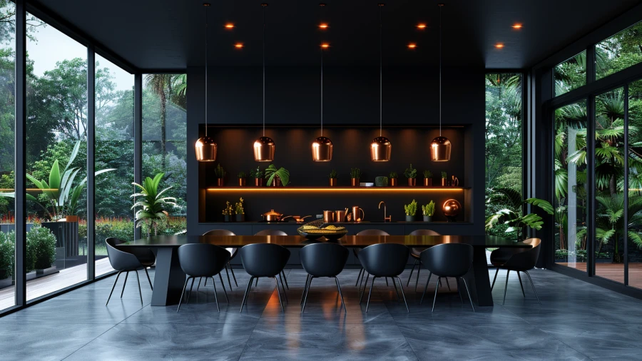20 Black Dining Room Ideas to Design Your Dining Tables, Chairs in Black Color