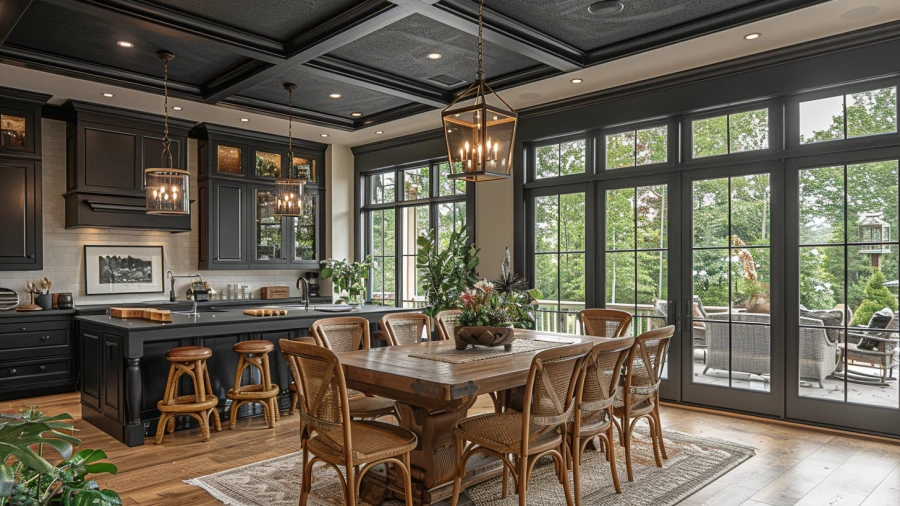 20 Black Dining Room Ideas to Design Your Dining Tables, Chairs in Black Color