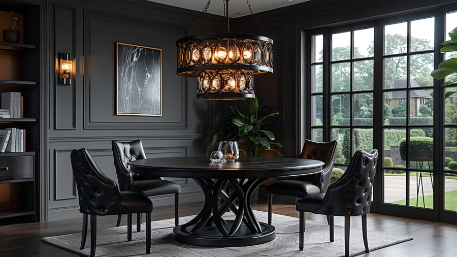 20 Black Dining Room Ideas to Design Your Dining Tables, Chairs in Black Color