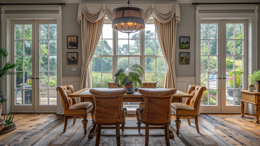 20 Dining Room Curtains Ideas to Make Your Home Look Elegant