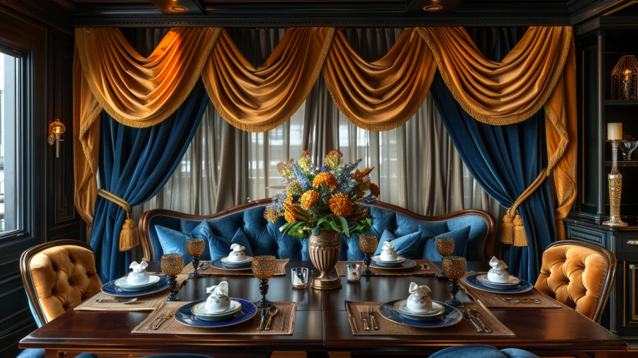 20 Dining Room Curtains Ideas to Make Your Home Look Elegant