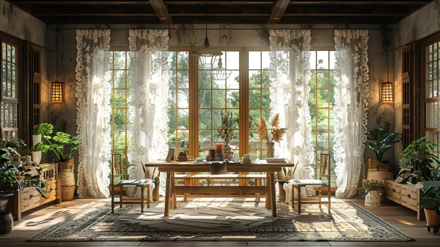 20 Dining Room Curtains Ideas to Make Your Home Look Elegant