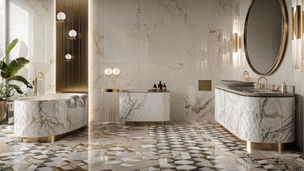 Top 20 Creative Solutions for Small Bathroom Flooring Ideas and designs